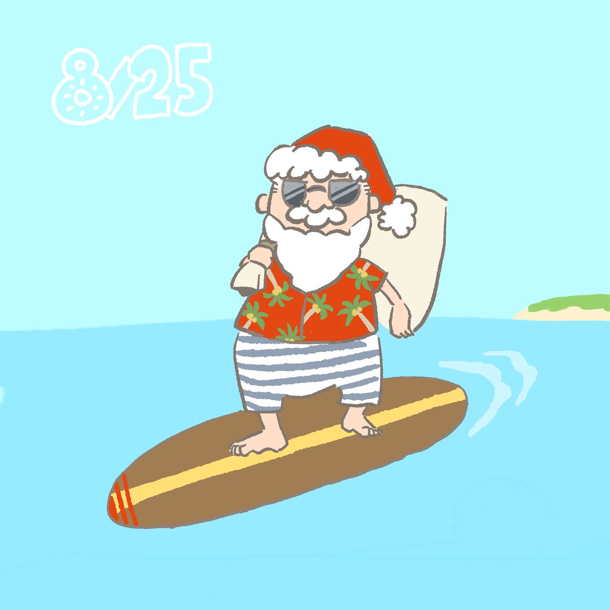 kiuminooo's tweet photo. 8月25日_サマークリスマス_
#イラスト
#365日 https://t.co/J00OtnAWaq