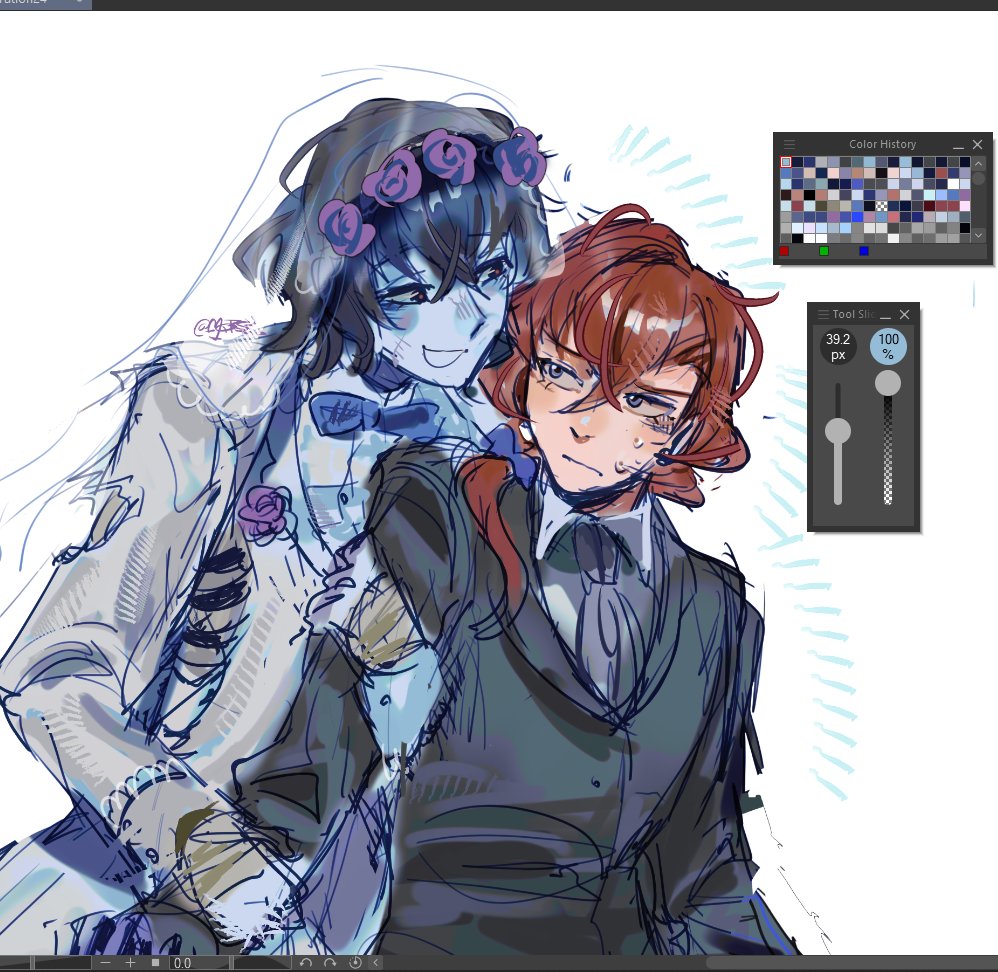 mqrss_'s tweet photo. corpse bride but skk #soukoku https://t.co/ZFDV5gI8DX