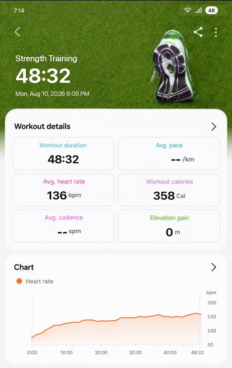 Viendenaaa's tweet photo. Mulai fokus latihan kekuatan dulu ๐ช
Ikutin program Strength Training di Samsung Galaxy Watch biar fisik makin solid buat persiapan race!
#GalaxyWatch9
#GalaxyWatchUltra2
#RestartDoTheRest
#TrainWithSamsungXJRF
#GWU2TrainingPlanJRF https://t.co/5f9avLy6eh