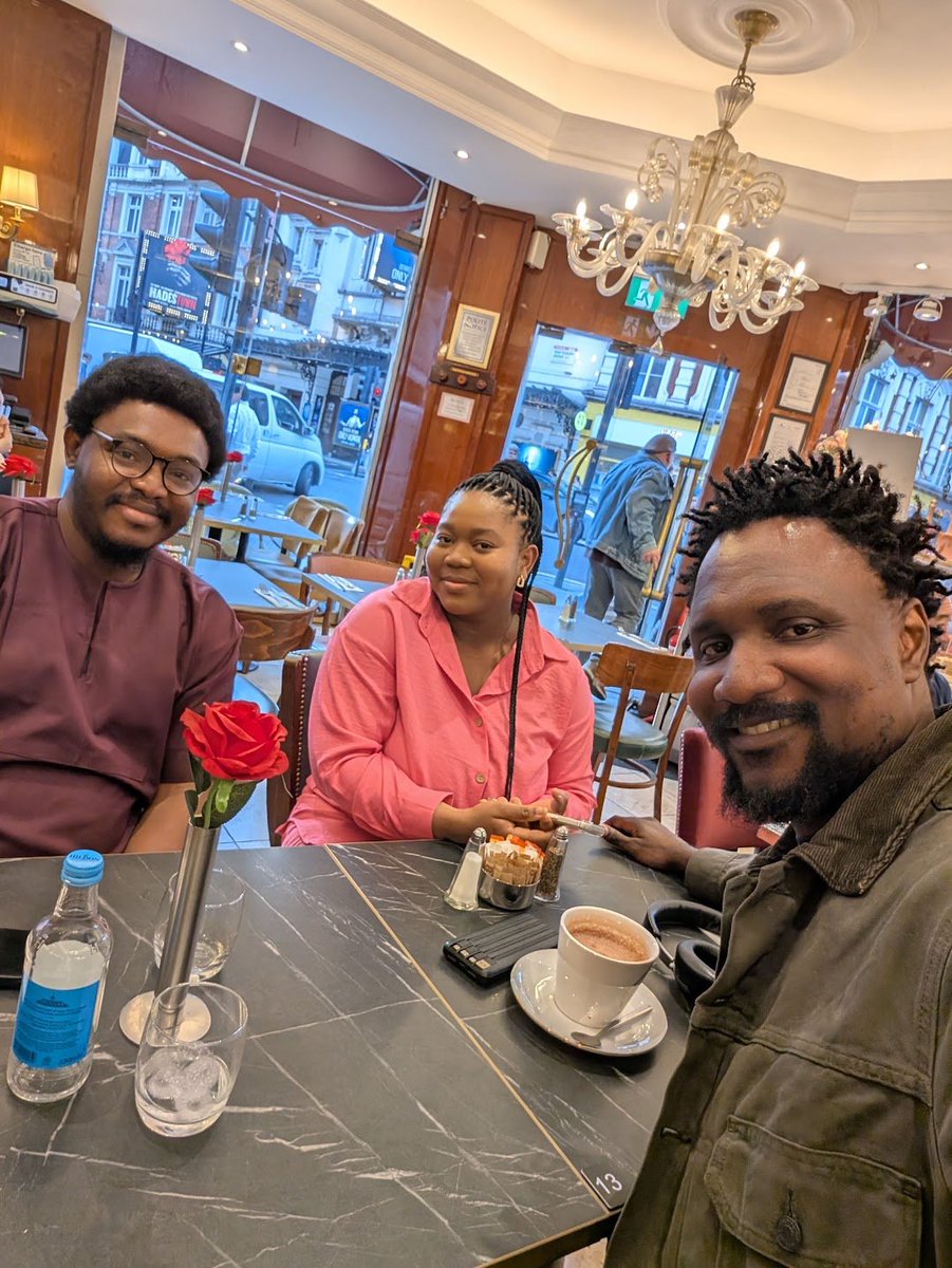 OoTheNigerian's tweet photo. GB's (@TechProd_Arch) motion is different. Abdul (@ijbguy) and @_KingNath are also of the same mould. #buildersinmotion.

I am glad that they not only backed the insanely globally talented @Shalom_HeyEliy, Owen and team VERY QUICKLY, they all allowed me to be a part of this.

It's time to build FOR THE WORLD.

The Nigerians aren't just coming, we are here 😉

PS: Me gan follow take picture :). Yeah, I agree, I need to do something about that, abi na this hair 🥲.