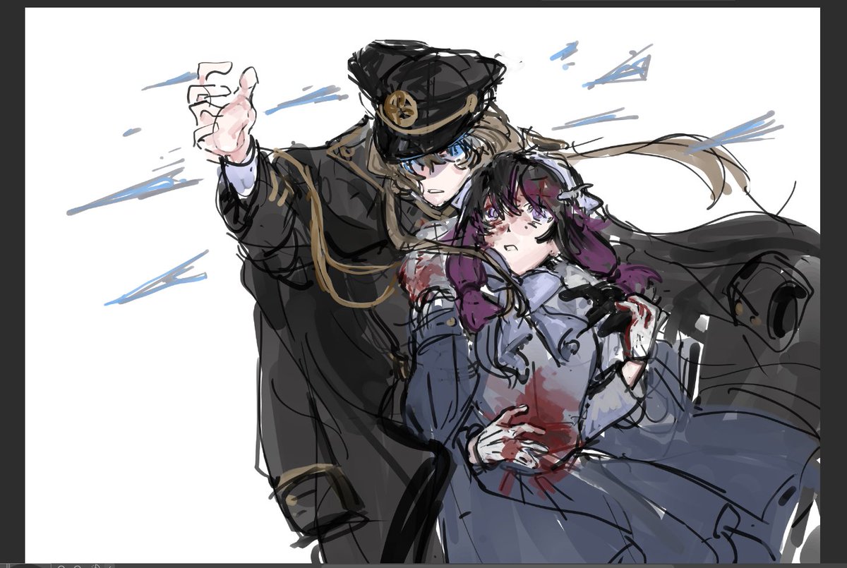 freshwater124's tweet photo. Doodle that i hope strays so far from the intended path that it becomes an au of an au https://t.co/lv6R5uChNf