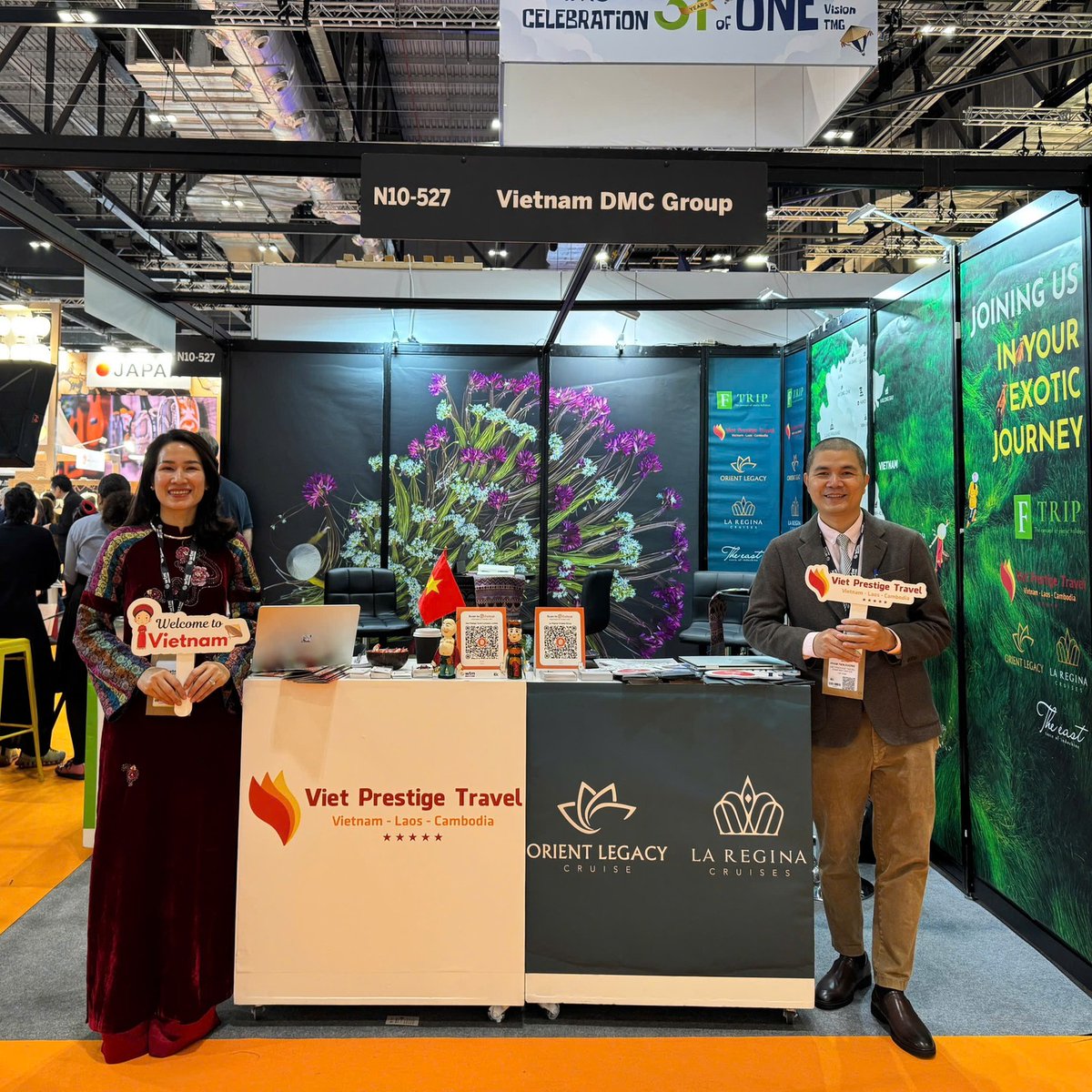 De4028's tweet photo. Day 1 at WTM 2025 was full of inspiring conversations, valuable meetings, and new connections. We’re energized for Day 2. Connect with us to explore travel partnerships in Vietnam and Southeast Asia. https://t.co/HavjyV54m5