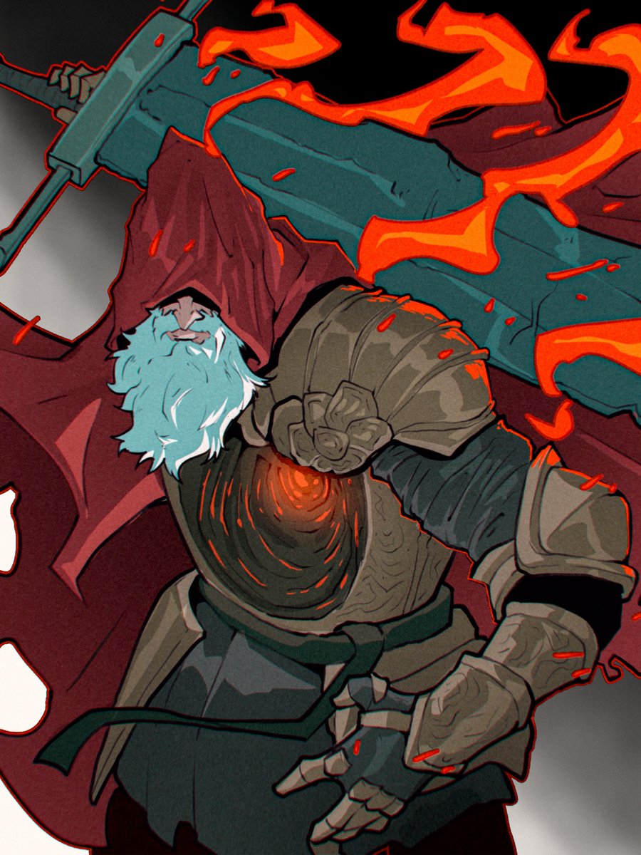 mustakro's tweet photo. Soulstober day 09 - Slave Knight Gael https://t.co/G6XJwnZEoG