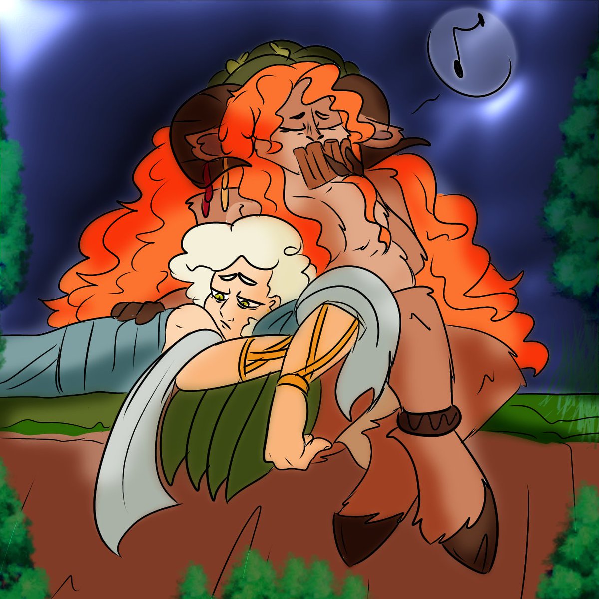 MenaceBun17's tweet photo. grieving the thunder #pantheonsmp #scottsmajor #zombiecleo #pantheonsmpfanart https://t.co/MM5WuNBI7d
