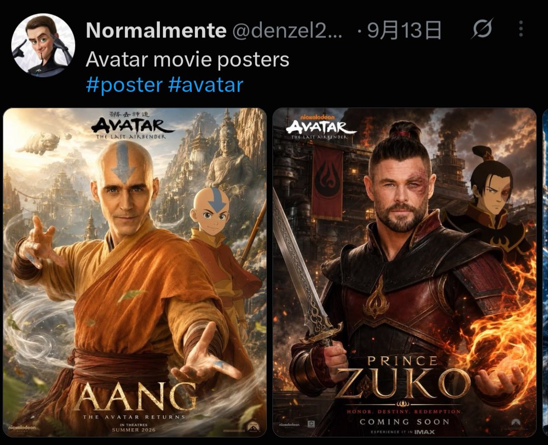 Slay_that_'s tweet photo. @denzel27565 Interesting. A white supremacist created a film poster for a piece rooted in Asian culture, with white actors in the lead roles. https://t.co/LtEj5ByBnW