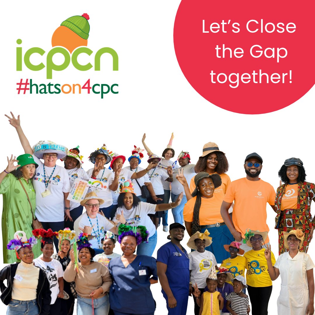 ICPCN's tweet photo. 🎩🌍 WHAT A DAY! Thank you to everyone who took part in #HatsOn4CPC today! From homes and workplaces to healthcare teams and communities worldwide, you’ve helped raise awareness of children’s palliative care. The message continues: #ClosetheGap4CPC! 🧡 https://t.co/5tRGU9Krip