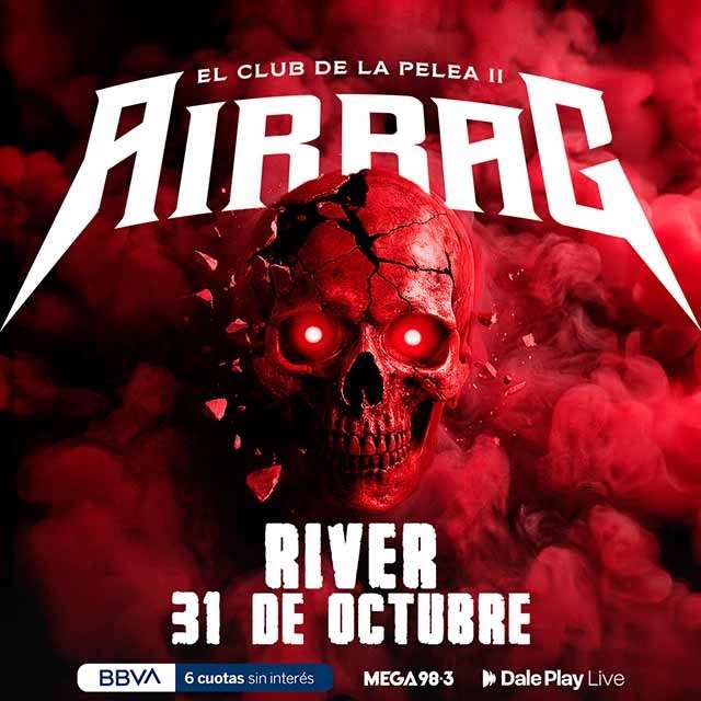 SFV_Cinema's tweet photo. 🏟️ AIRBAG 🏟️

📅 31 de Octubre en Estadio River Plate
💵 Precios finales oficiales (service incluido)

🎟️ Sivori Alta: $57.500 ARS
🎟️ Sivori Media: $80.500 ARS
🎟️ Belgrano / San Martin Alta: $86.250 ARS
🎟️ Campo General: $92.000 ARS
🎟️ Plateas Preferenciales: $138.000 ARS https://t.co/8Bt25s8jme