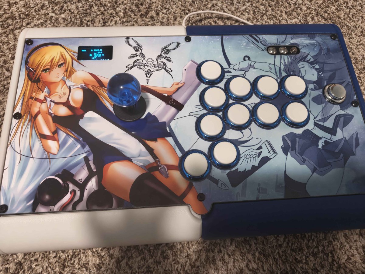 vita_ozymandias's tweet photo. Noel Vermillion Fightstick Commission!

#fightstick #fightstickfriday #commissions #noelvermillion #blazblue #anime #fgc

My Fightstick Commissions: https://t.co/qv652BP5kH https://t.co/Cn0qtxv4gI