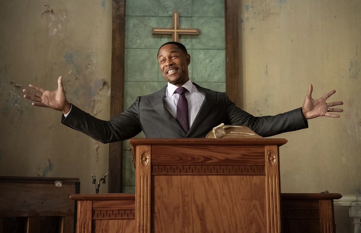 tylerperry's tweet photo. I have taken y’all to a family reunion, on a college road trip, to prison -  now come on go with me to church!!!

The Gospel of Christmas premiering Nov 11th on @netflix https://t.co/rvpu1pWG2r