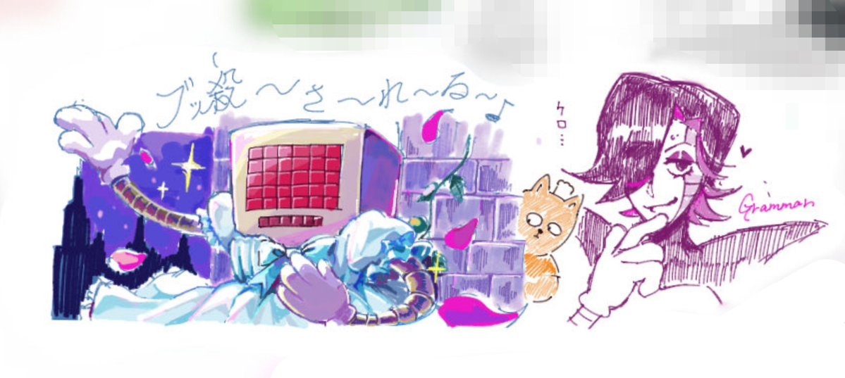 QUALIA__v's tweet photo. ぼかし薄すぎたかもと思い…すみませんでした🙇
neoくんは肩幅が絵チャに不向きすぎ https://t.co/Ly05mfLclL