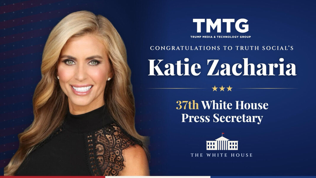 KatieZacharia's tweet photo. Thank you to my incredible team at @truthsocial!!!! https://t.co/EFmtLJ3Q2o