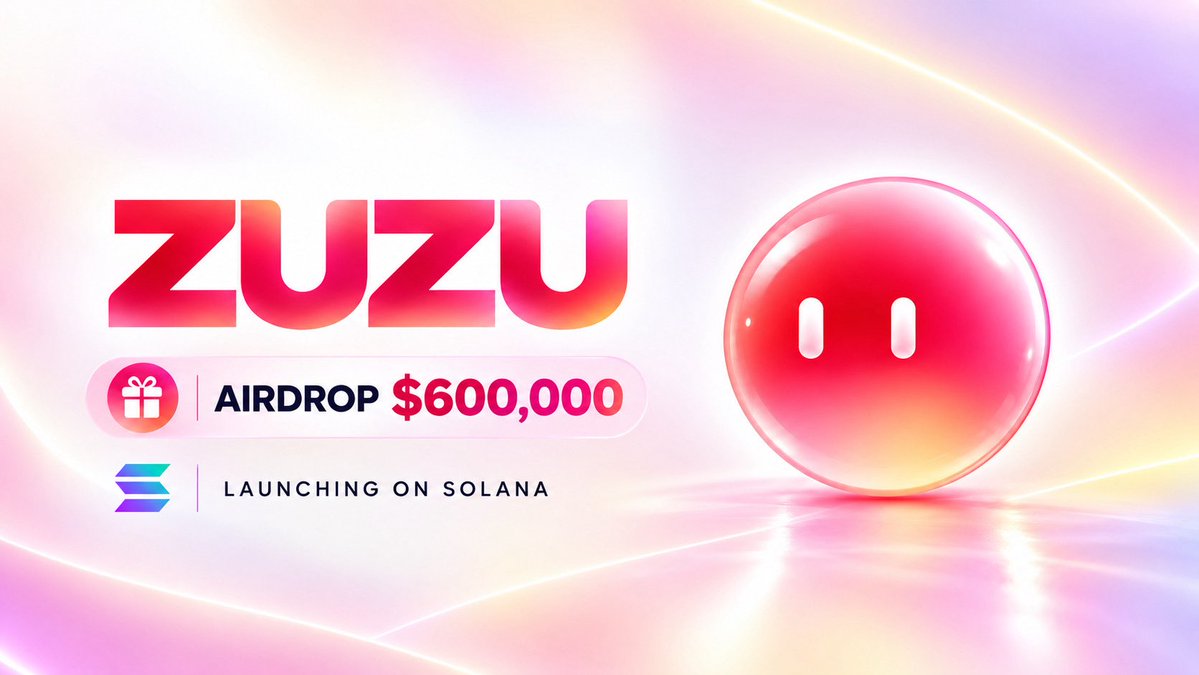 zuzuxsol's tweet photo. Claim $600,000 - $ZUZU airdrop for first 3,000 🔥

$ZUZU will list April 12th on #Binance    
#Bybit #OKX #Bitget    #Mexc    #Upbit #Kucoin

✅Follow @zuzuxsol 
✅RT + Like
✅Comments $SOL address

Distribution airdrop 11th ⏰ https://t.co/vN9dXdWTUG