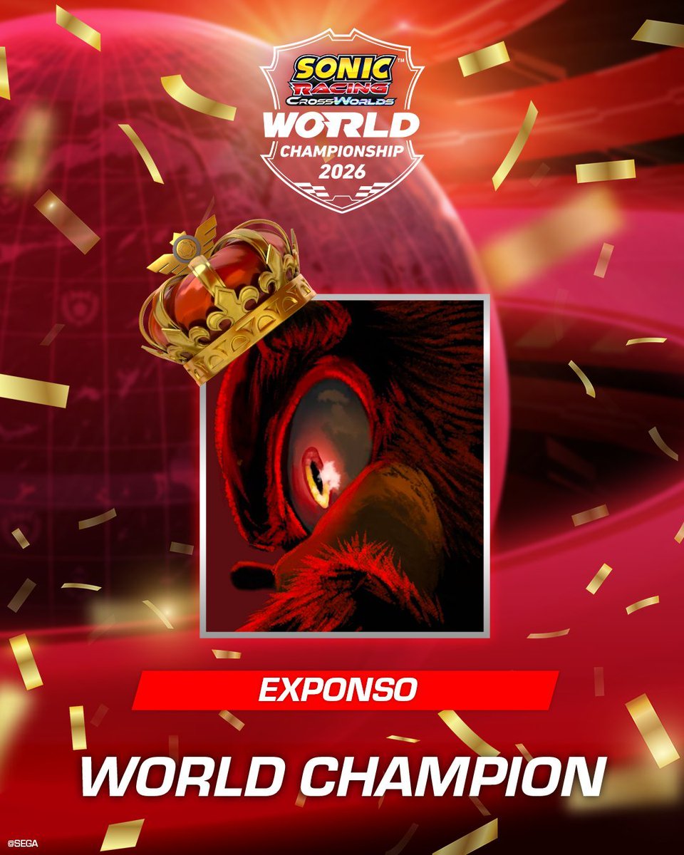Exponso_'s tweet photo. Sonic Racing: CrossWorlds WORLD CHAMPION!
VIVA MÉXICO! #SonicRacingCrossWorlds #SRCW #ソニックレーシングCW https://t.co/rvcRQMIA3b
