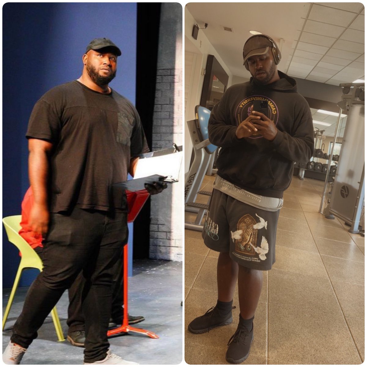 ItsLaDarrion's tweet photo. 120 lbs gone. https://t.co/eayL4Jy1IV