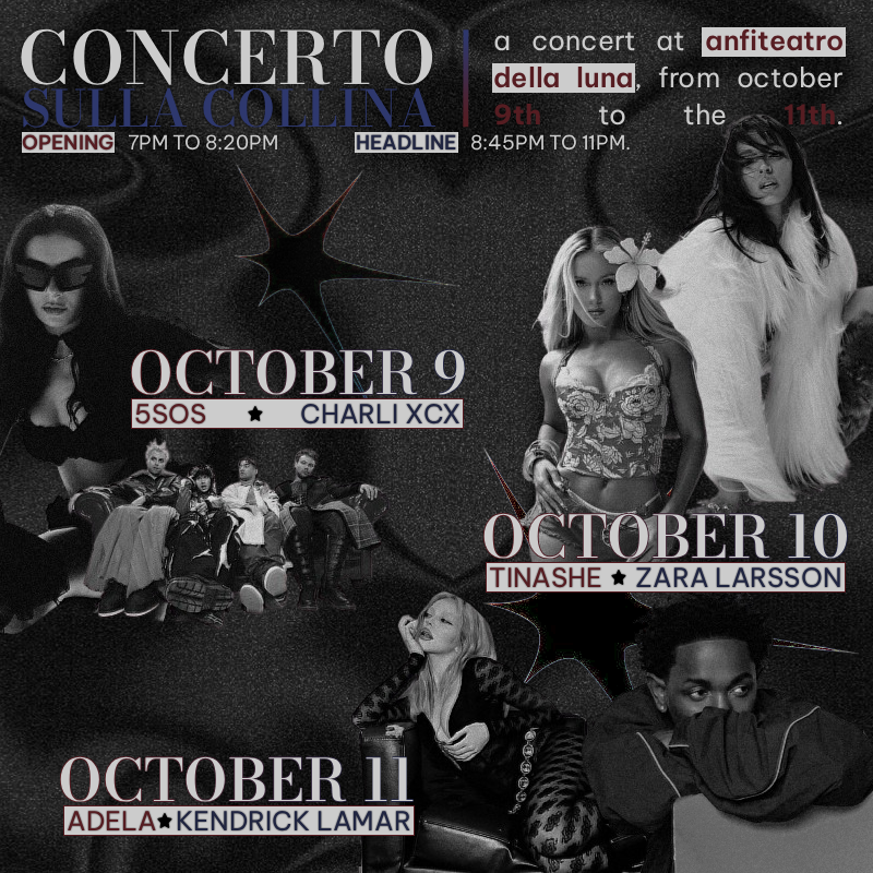 collinabulletin's tweet photo. this weekend in la collina! food and beverage vendors will be available outside the amphitheater all weekend. although it's not necessary, feel free to tag any concert related posts as #lcconcerto &amp; #collinaevent! https://t.co/gd43dQH3jj