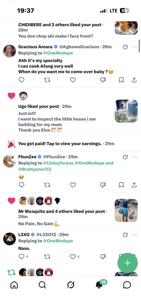 OneModupe's tweet photo. Useless girl has gotten paid again😭😭
Thank you Elon, May your name be highly glorified🙏
🎉🎉🎉🎉🎉🎉🎉🎉🎉🎉🎉🎉
💃💃💃💃💃💃💃💃💃💃💃💃 https://t.co/HbQrH0SukT