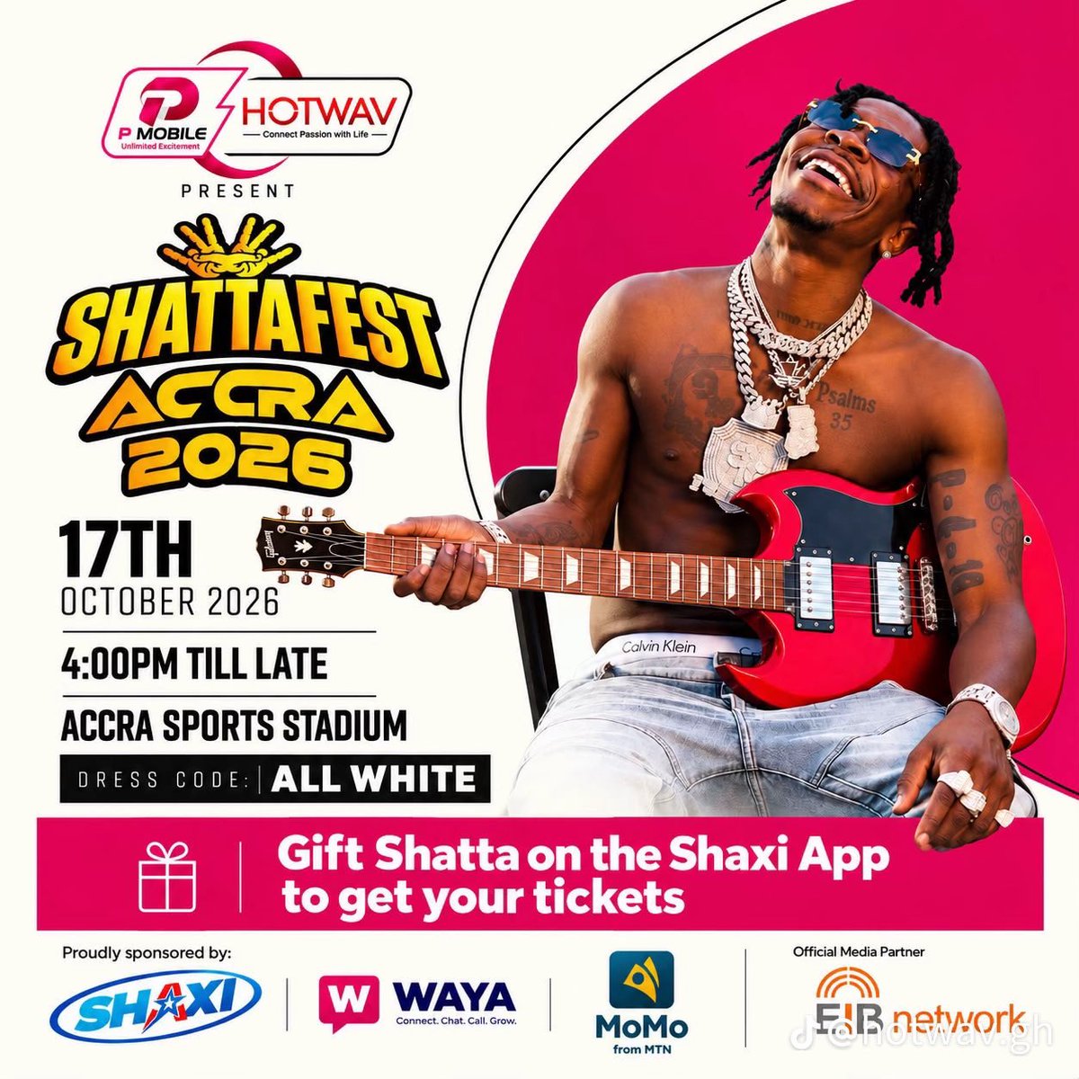 Rolandamartey's tweet photo. 🚨🔥 SHATTAFEST TICKETS ARE SELLING OUT FAST! 🔥🚨
The excitement is REAL, and tickets are moving FAST! 🎟️ Don’t wait until it’s too late.
📲 Download the Shaxi App NOW and secure your ShattaFest tickets before they’re gone!
#ShattaFest2026 #Shaxi #ShattaMovement #ShattaWale https://t.co/vl0e44UDIq