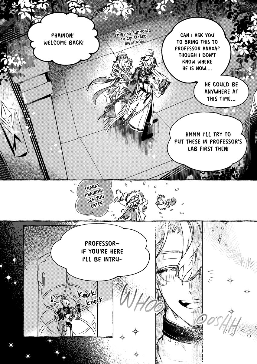 Oyakorodesu's tweet photo. Preview for new pnx comic (1/2) ✨

"Epiphany"
22p | 100k IDR | B5size
Will be avail at cmfr 23
#phainaxa https://t.co/YL4XPJ027f
