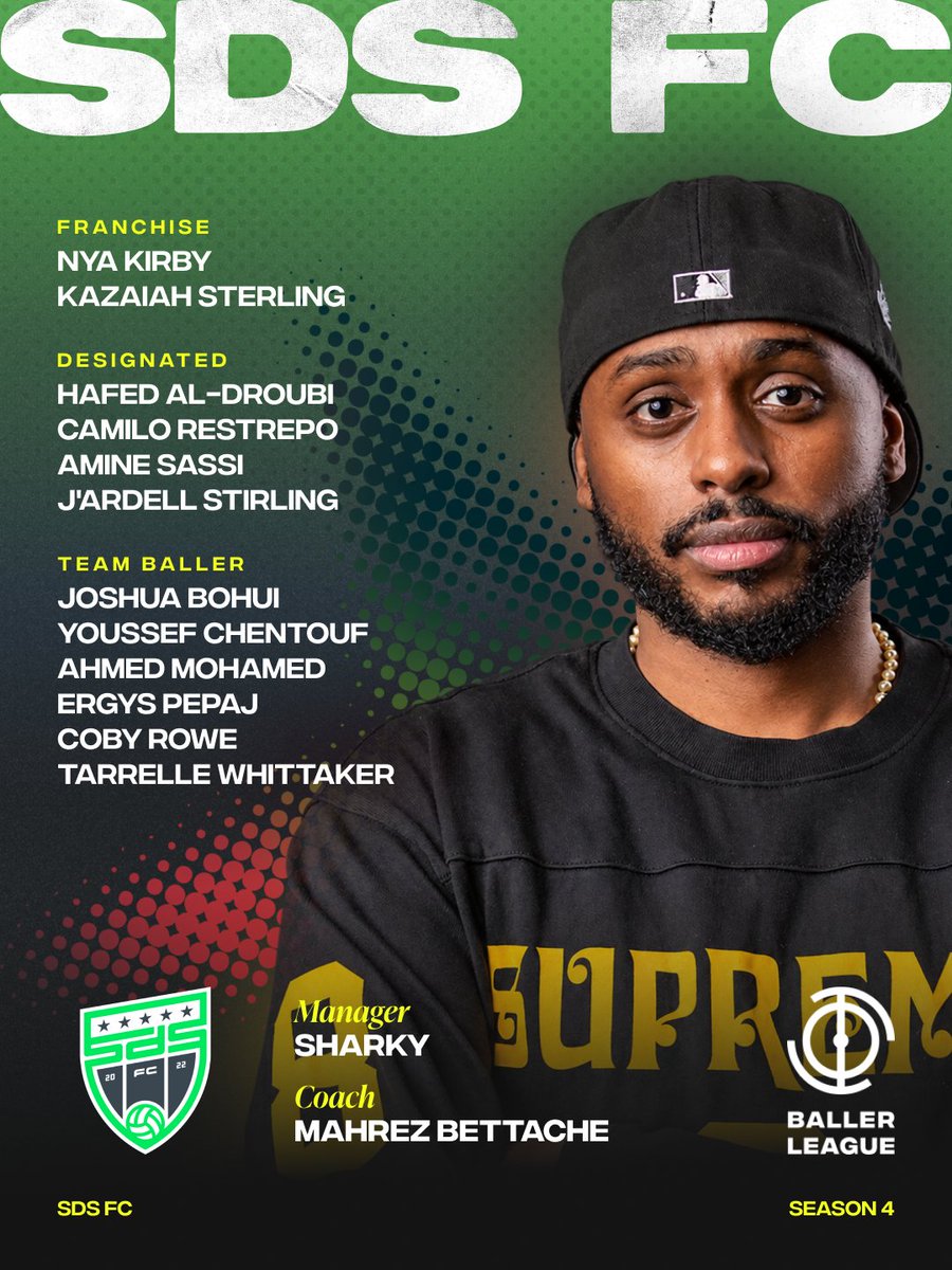BallerLeagueHQ's tweet photo. SEASON 4 SQUADS = LOCKED IN 🔐

Matchday 1 kicks off on Monday! 🤩 https://t.co/mhBzXXkCjv