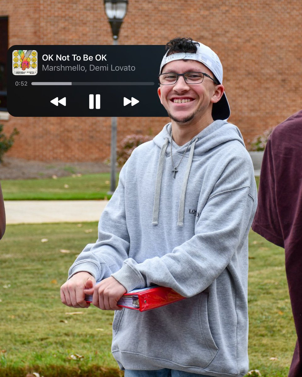 GordonState's tweet photo. Press play, Highlanders.🎶

In honor of Mental Health Awareness Week, we put together a few songs that remind us to slow down, breathe, hold on, and remember that brighter days are ahead.

Save this playlist for the next time you need a little pick-me-up.

#GSCHighlandersForward https://t.co/HaWHtL4RCv