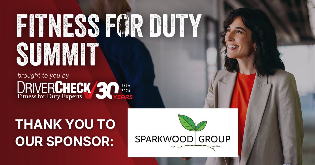 DriverCheckCA's tweet photo. #SponsorSpotlight: Sparkwood Group

Thank you to @sparkwoodGroup for supporting #FFDS2026! Sparkwood provides specialized assessment, treatment and recovery programs for employees facing substance use and mental health challenges, helping promote healthier, safer workplaces. https://t.co/7C4EBISxbS