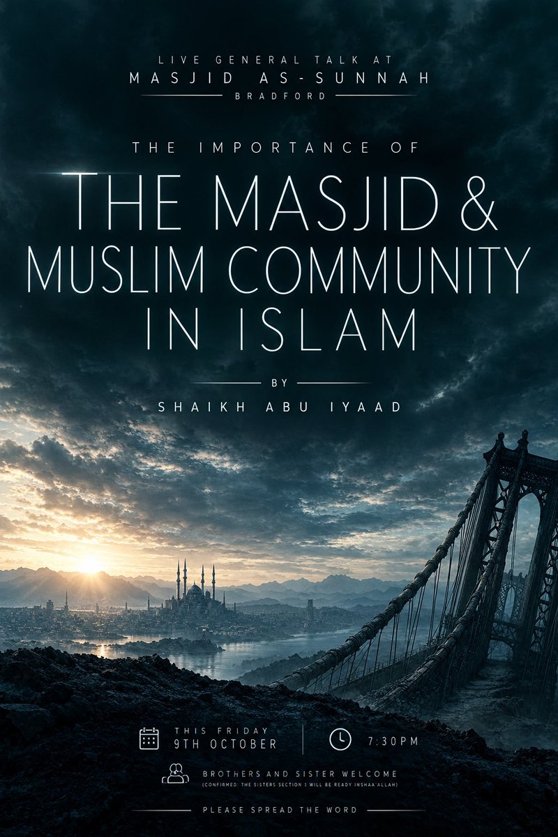 SalafiDawahEA's tweet photo. Shaykh Abu Iyaad Live Now 🔴🎙️

https://t.co/cN30TxflaQ https://t.co/iqbVBM8WBt