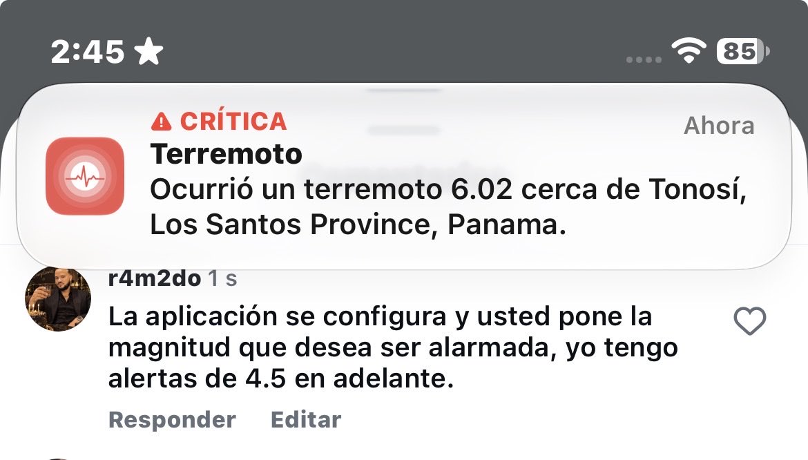R4m2do's tweet photo. Otra réplica..6.0 🤯 https://t.co/KJQReGqdHQ