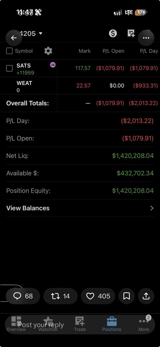qqqq_996's tweet photo. @Onpointtrader1 @chickengenius Seems that he still has about half million after Echo. https://t.co/Vsz0dTMwpn