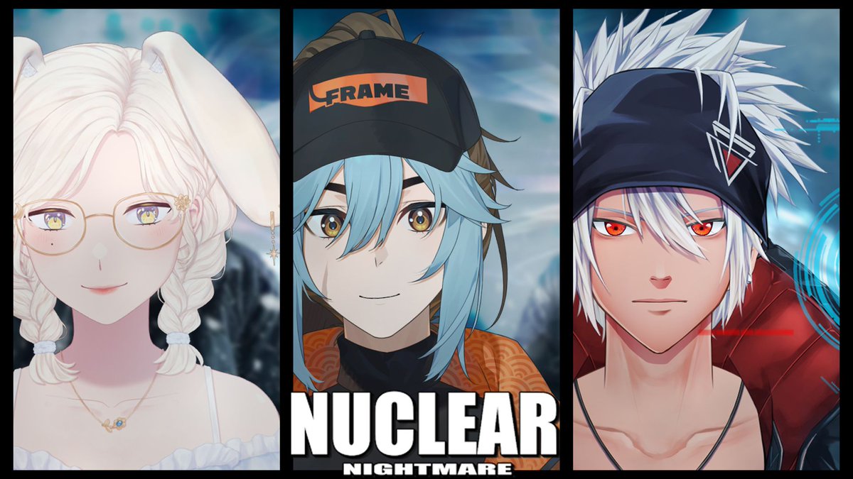 FRMFrame's tweet photo. FRAME // LIVE

Spooky times  ~
NuclearNightmare with Kisala10 and KeiceKy 
Join us:
https://t.co/SRvKnpYylX
(thumbnail art by Kisala10)

#ENVTuber #NuclearNightmare https://t.co/lWN1TETdyk