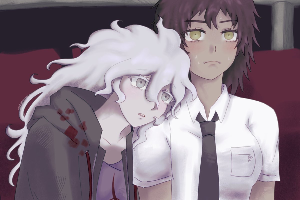 bunnycrpe's tweet photo. I wonder what they’re watching #komahina #hinakoma https://t.co/JaiqhSf5sA