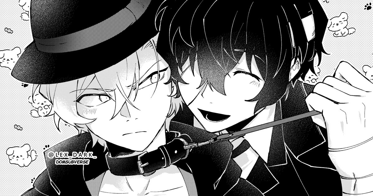lex_dark_'s tweet photo. Dom Dazai my beloved 🐺🩷 https://t.co/Lo4WJF3aZd