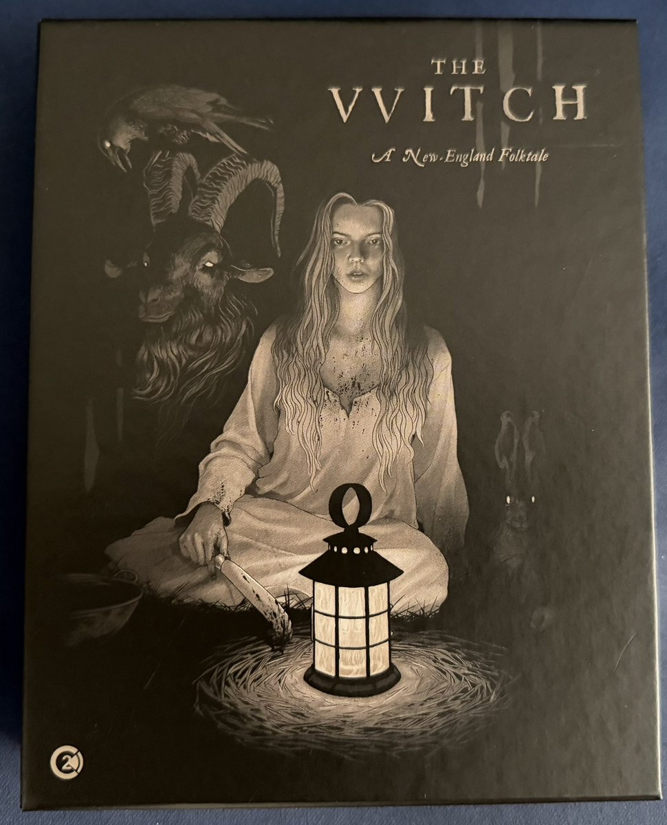 MonksterVault's tweet photo. Film #9 of the October horror marathon: 
The Witch (2015)

Robert Eggers' debut was stunning. The Witch has authentic 17th-century historical detail, intense paranoia, and pure, suffocating dread. Anya Taylor-Joy is incredible. 🐐🌲

Rating: ★★★★
#Halloween https://t.co/LRw91BPZqd