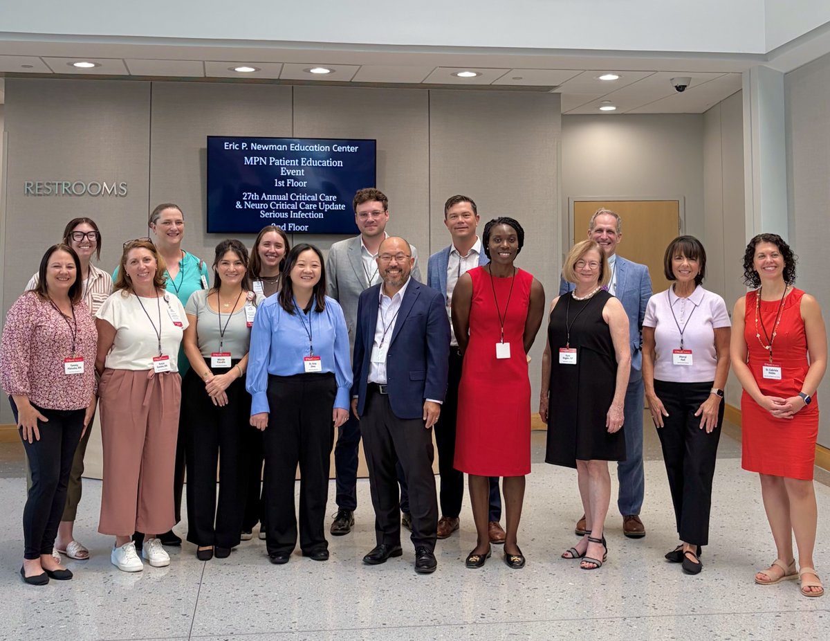 WashUHematology's tweet photo. On September 19, more than 100 patients, family members, and guests gathered for a patient education program on current and emerging approaches to diagnosing and managing myeloproliferative neoplasms (MPNs). https://t.co/H9tNm7yVID https://t.co/z8HawLpPDz