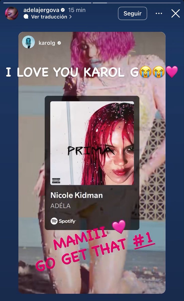JEcheverri91114's tweet photo. Adéla le respondió a Karol G 🩷🥹🩵

AHORA SAQUEN EL REMIX, una europea y una latina acabando a las gringas ✨ https://t.co/9xrJilUOQq