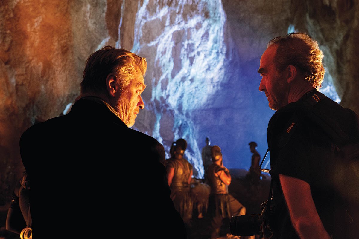 NolanAnalyst's tweet photo. New behind-the-scenes look at the Cyclops sequence in ‘THE ODYSSEY’. https://t.co/ZrTaHwDTsf
