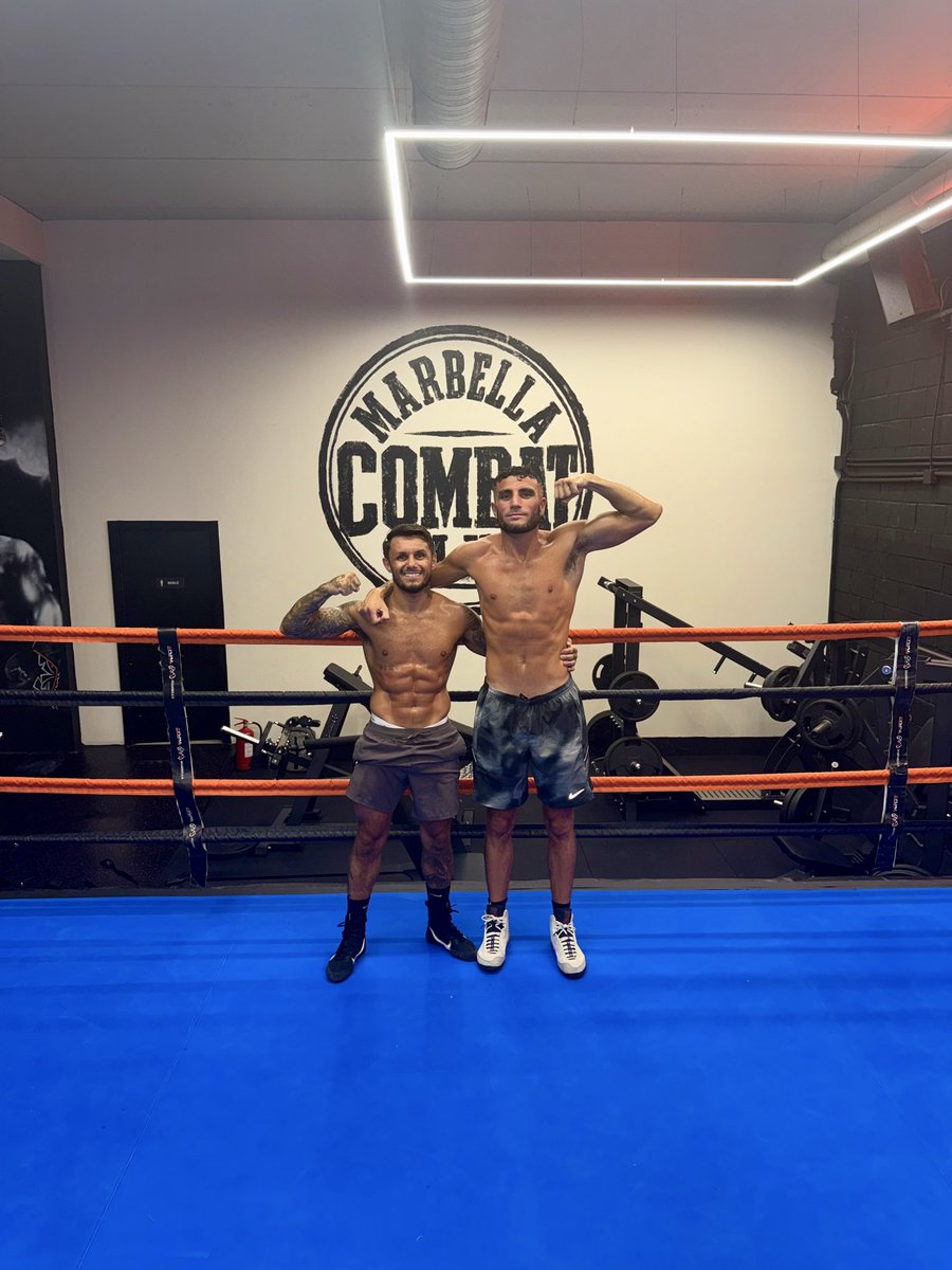 AlexRutter2's tweet photo. Marbella 3 week camp done ✅ @MichaelGomezJnr ready to go next week for his British and commonwealth title fight in London and Jake Dodd had perfect European level sparring out here perfect for his development before we start his camp for title fight in December. https://t.co/xTlfcawDVd