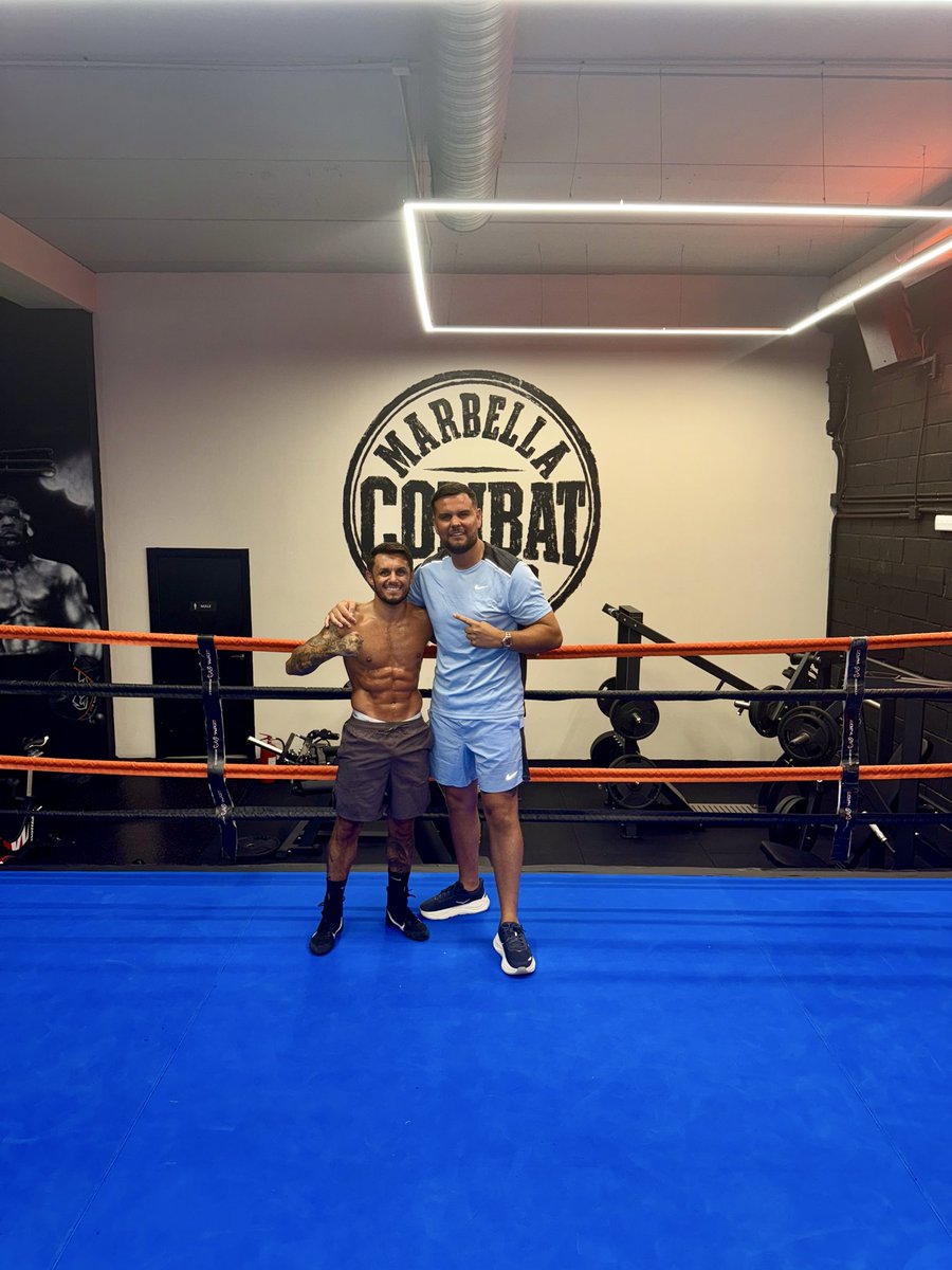 AlexRutter2's tweet photo. Marbella 3 week camp done ✅ @MichaelGomezJnr ready to go next week for his British and commonwealth title fight in London and Jake Dodd had perfect European level sparring out here perfect for his development before we start his camp for title fight in December. https://t.co/xTlfcawDVd