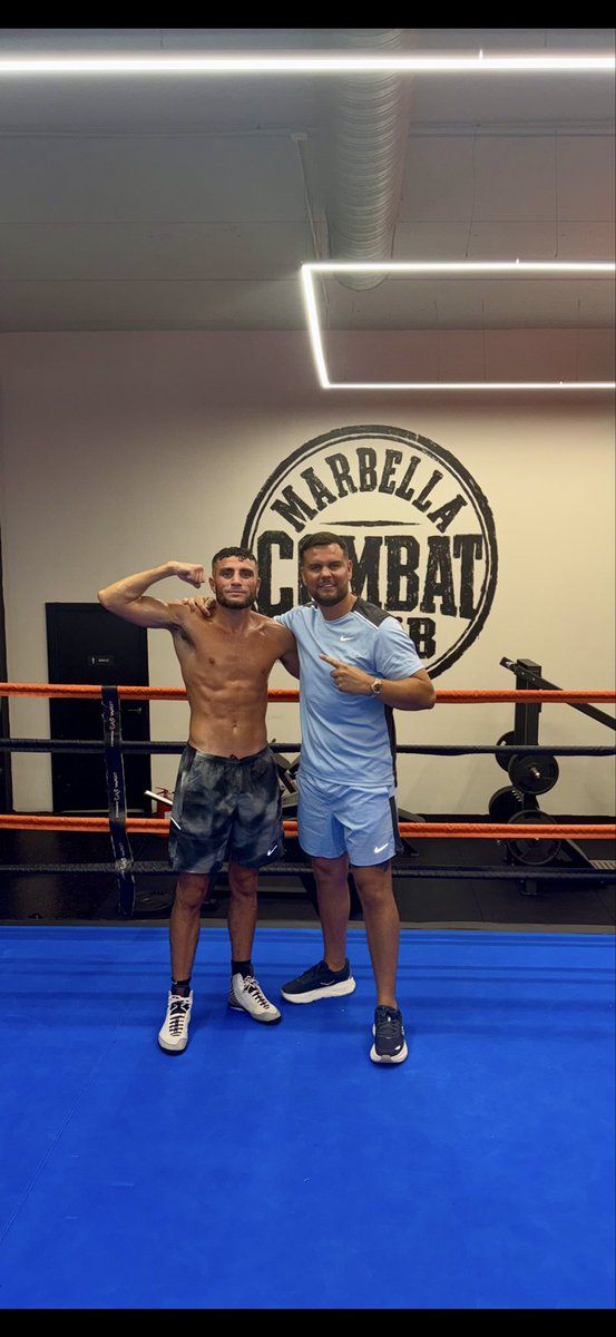 AlexRutter2's tweet photo. Marbella 3 week camp done ✅ @MichaelGomezJnr ready to go next week for his British and commonwealth title fight in London and Jake Dodd had perfect European level sparring out here perfect for his development before we start his camp for title fight in December. https://t.co/xTlfcawDVd