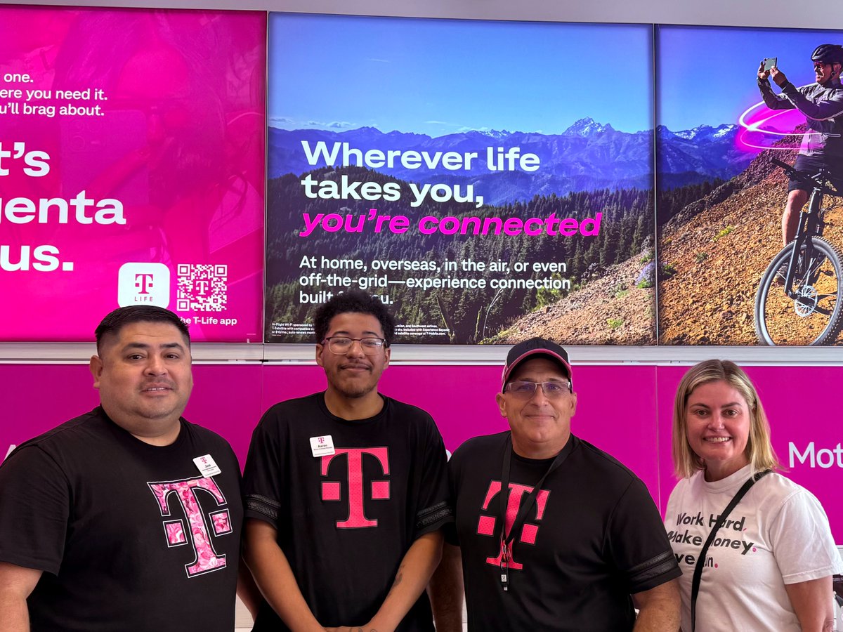 CSource_Tweets's tweet photo. Stop by and see our amazing Taylor team in action! We're here to make your wireless experience seamless📱 ✨Our dedication to putting customers first is what sets us apart.💪

Visit us at:
📍 3605 N Main St, Taylor, TX, 76574
📞 512-277-6803
#CSNation #TMobile #iphone18 #Taylortx https://t.co/i9a4SOAWwL