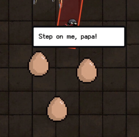 PigeonsMustDie's tweet photo. player said "oh i didn't know i could step on the egg!"
then i added this 😂
#gamedev #indiegame https://t.co/UfgHVKNLeT