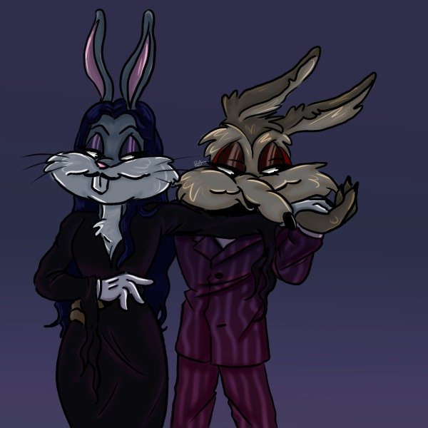 ArtvonRex13's tweet photo. It's Spooky month!💀👻
So naturally this means drawing my favs as Morticia and Gomez Addams😌
#looneytunesㅤ
#wilebugs
#wilebunny https://t.co/xhVMXRaoCd