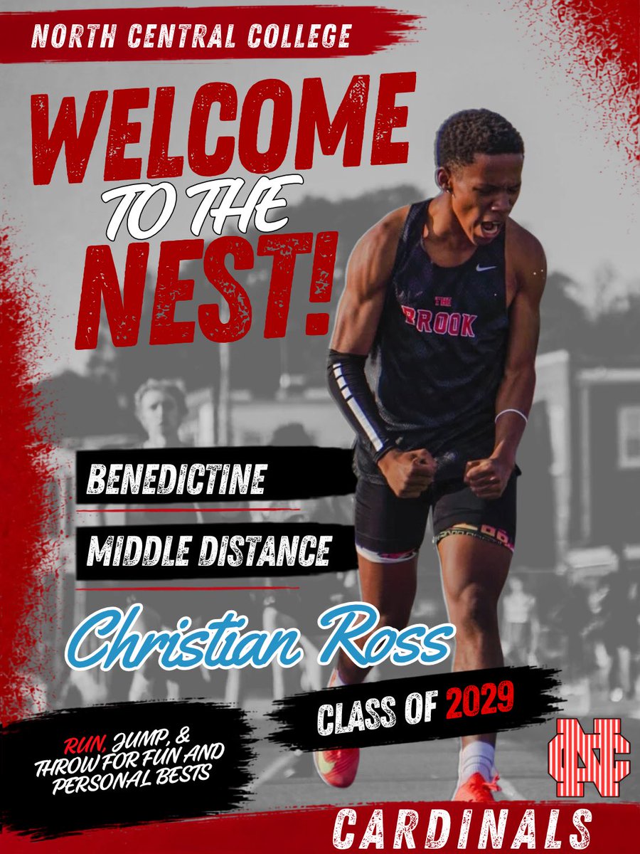 NCCMensXCTF's tweet photo. 🚨 Introducing some of our newest Cardinals! 🚨

From sprints to middle distance to the decathlon, we’re excited to see these athletes competing in Cardinal Red this indoor season! 

#31Stripes https://t.co/AkaCLIk8OC