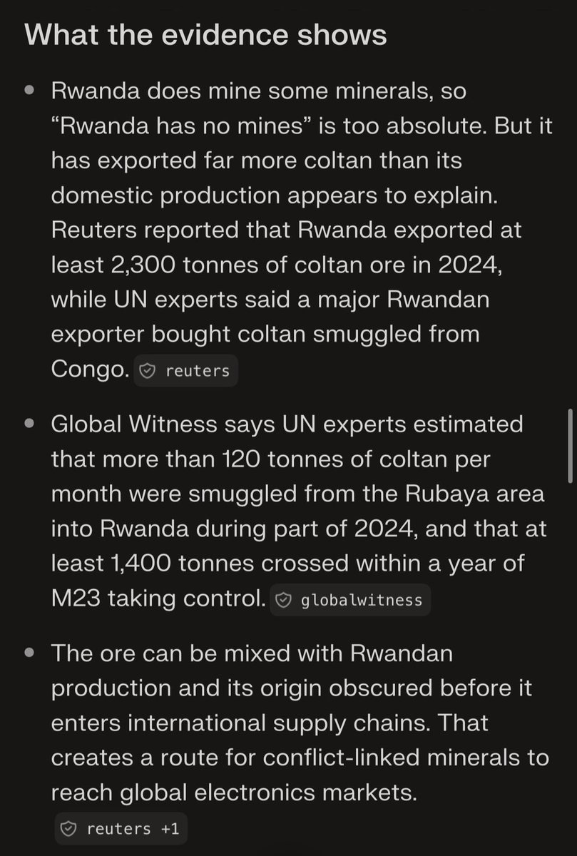 NGUvsti6's tweet photo. @ngabofrancis_j @KabandizeAbel8 @PaulKagame "Determined"

rwanda exports more minerals than they  can explain. they're stealing from congo m8

and look! Kagame was trained by the CIA https://t.co/nvjbDClaLc