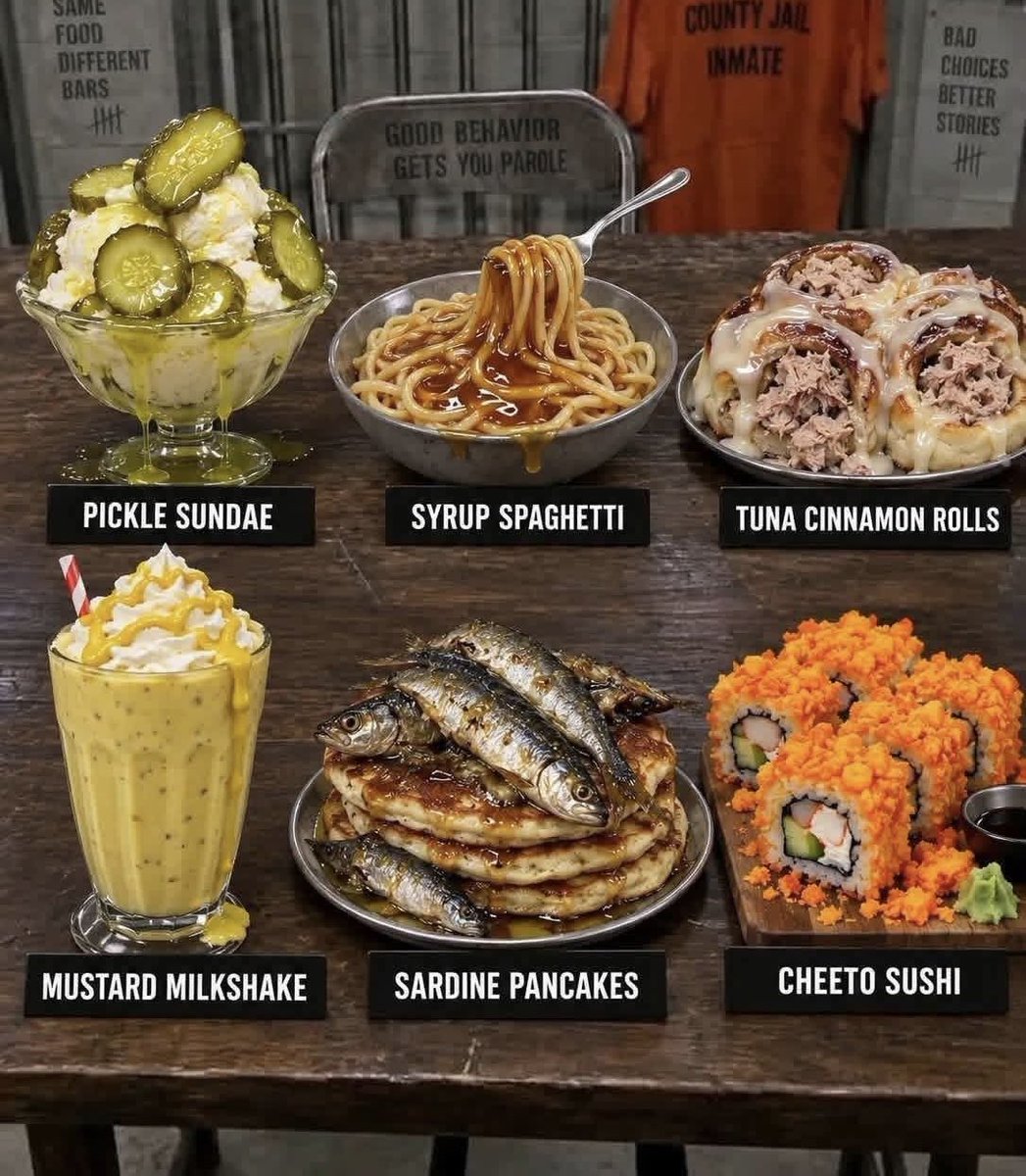 GoatDeehere's tweet photo. YOU HAVE TO EAT ONE TO GET OUT OF JAIL. WHAT'S YOUR PICK ???? https://t.co/uRwhw3jDsH