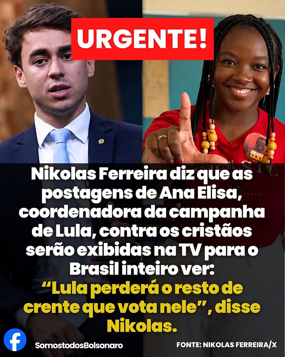 ElieteGervasio's tweet photo. Bota pra torar Nikolas 😁😁😁😁 https://t.co/j0XS2yMS5k