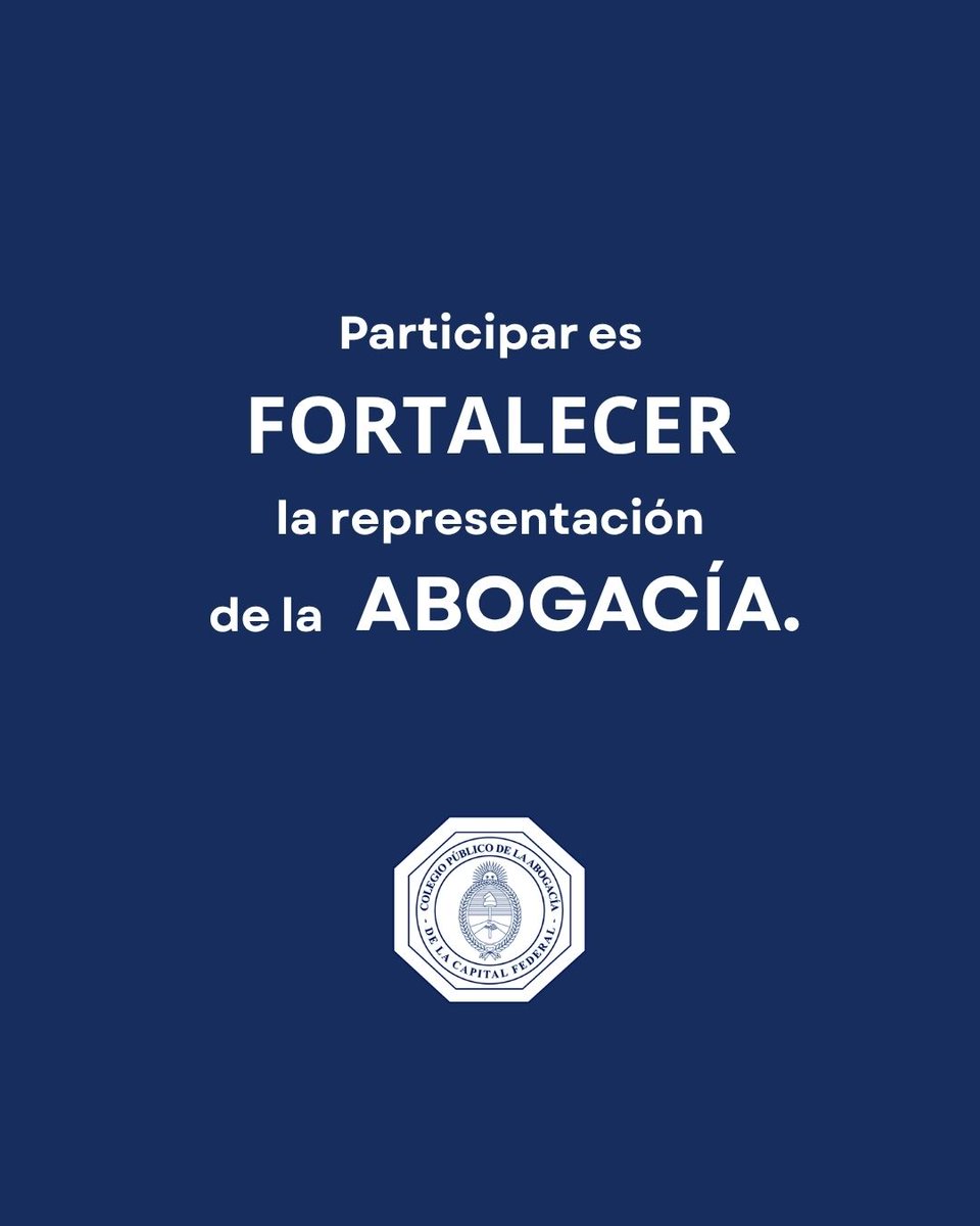 CPACF's tweet photo. 🗳️ Elecciones 2026 | Consejo de la Magistratura de la Nación
📅 Martes 20/10 | 9 a 18 h
📍 CPACF – Av. Corrientes 1441
Votan en esta sede los/as matriculados/as con domicilio electoral en CABA.
⚖️ Participar es fortalecer la representación de la abogacía. ¡Votá! https://t.co/UuLx0ltgUP