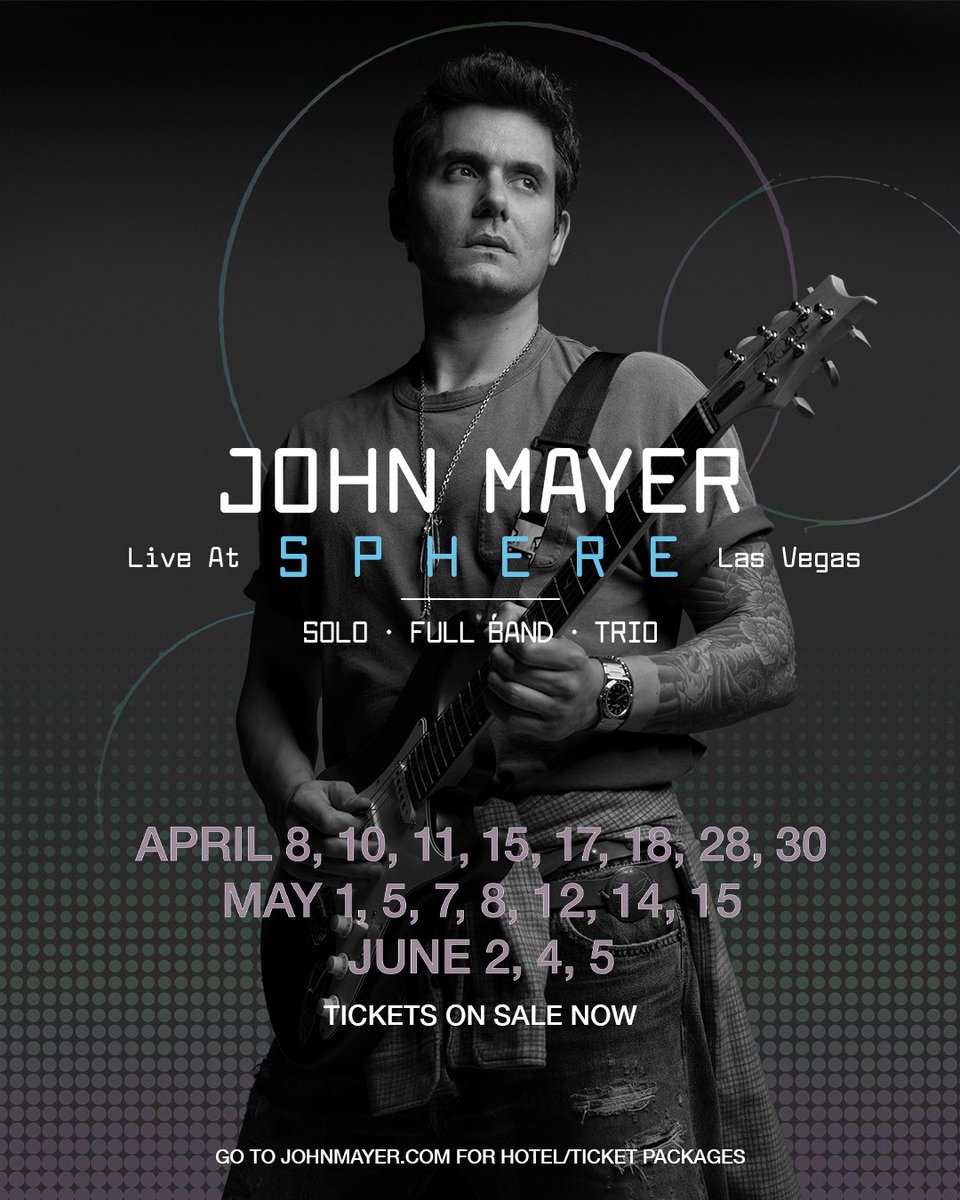 JohnMayer's tweet photo. Tickets on sale now.

https://t.co/bpLXoAPwCv https://t.co/ayGdVFgldh