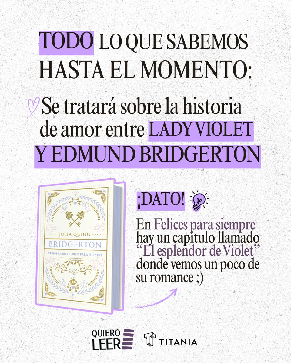 Titania_ed's tweet photo. ¡TODO lo que necesitas saber sobre la serie de Lady Violet en Netflix!
#Bridgerton #LadyViolet #Netflix #JuliaQuinn https://t.co/8C5mC0yZJj