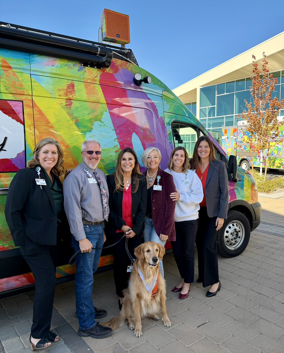 VictoriaDseaman's tweet photo. Regional Director Victoria Seaman met with @CarsonTahoe executives to learn about their vital community services, including these impressive mobile units. She also shared the latest @HHSGov initiatives to support communities across the region. https://t.co/2H9xSK917y