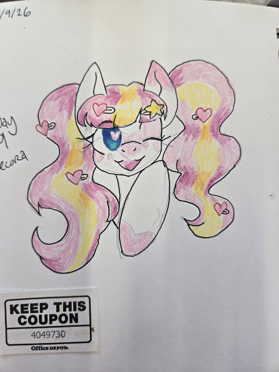 maysarthorde's tweet photo. I'm catching up on my OCtober prompts. Today was Decora. One of my D&amp;D MLP OCs is already cutesy as is. Behold, Revelry https://t.co/5TIRynKArM